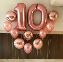 Фотозона на день рождения девочки 10 лет "Розовое золото"