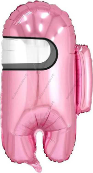 Космонавтик Розовый из игры  Амонг Ас, Среди нас, гелиевый