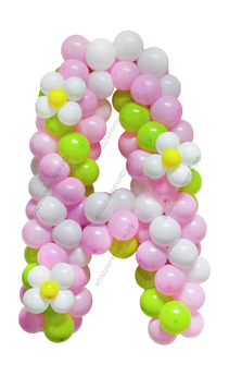 Буквы/цифры из коллекции "Я родилась" на рождение девочки