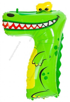 Шары цифры ВЕСЕЛЫЕ ЖИВОТНЫЕ с гелием