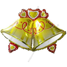 Шар с гелием  Фигура, Колокольчики, 89 см.