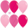 Ярко-розовое Разноцветные (009/012/014), пастель, 12", 30 см.