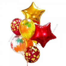 Букет гелиевых шаров "Золото сентября"