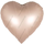 Шар (18''/46 см) Сердце, Розовый, Сатин, в упаковке 1 шт 