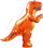 Шар (25''/64 см) Ходячая Фигура, Динозавр Аллозавр, Оранжевый, 1 шт.