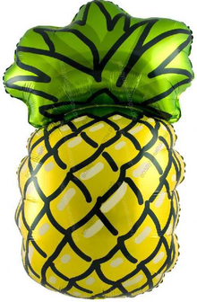 Шар с гелием  Фигура, Ананас, Желтый, 89 см.