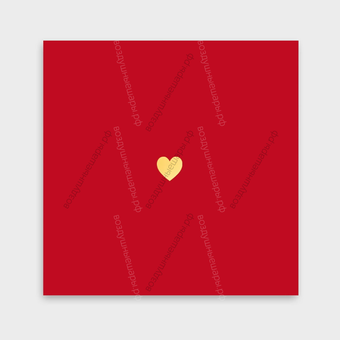 Открытка "С Днем рождения" цветы, 8х8 см