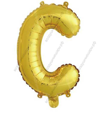 Шар- буква  "С", надутая воздухом, 41 см