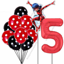 Букет для супер-девочки с красной цифрой 5