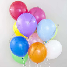 Шары с гелием, разноцветные, матовые, 25 см.