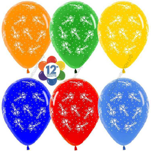 Шар с гелием  Букеты, Ассорти, кристалл, 5 ст, 30 см.