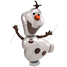 Шар фигура Снеговик Олаф Холодное сердце с гелием
