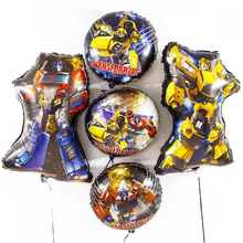 Шары Трансформеры (Бамблби, Оптимус Прайм) надутые гелием, для мальчика