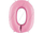 Розовая (pink) цифра 0