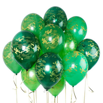 Фонтан из шаров Камуфляж