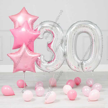 Украшение шариками для девушки, 30 лет