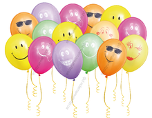 Шары Смайлики под потолок