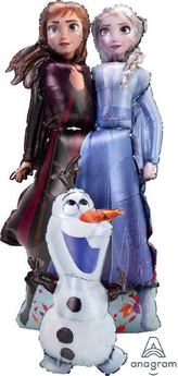 Ходячая Фигура Холодное сердце, Принцессы Анна, Эльза и Олаф