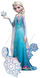 Воздушный шар (33''/84 см) Ходячая Фигура, Холодное сердце Принцесса Эльза, 1 шт.