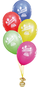 Минибукет из шаров "С Днем рождения"