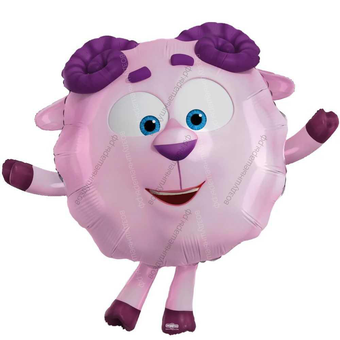 Бараш из Смешариков с гелием, фигура 99 см