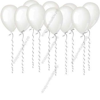 Шары под потолок белые