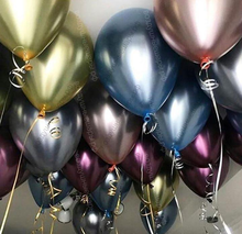 Гелиевые шарики под потолок "Хром"