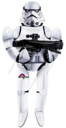 Шар Штурмовик из Звездных Войн с гелием, ходячий