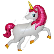Гелиевый шар , Волшебный единорог, 107 см.
