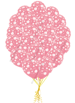 Букет шаров для новорожденной  