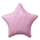 Шар (18''/46 см) Звезда, Розовый фламинго, Мистик Сатин, 1 шт.