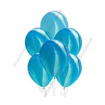 Шары агаты мраморные 12" с гелием