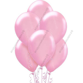Шары Розовый жемчуг с гелием