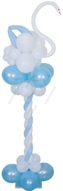 Фонарик "Влюбленный лебедь"