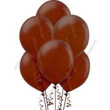 Шары Шоколадные металлик с гелием