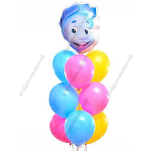 Фонтан из шаров "Фиксик Нолик" для ребенка