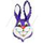 Кролик фиолетовый  голова
