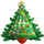 Шар с гелием  Фигура, Новогодняя елка, 97 см.