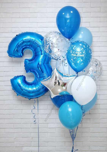 Букет шаров ребенку на 3 года