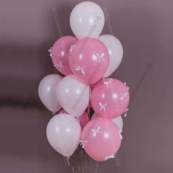 Букет из шаров с бантиками