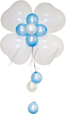 Цветочек с сердцами "Лебединый"