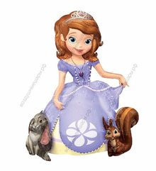 Шар Принцесса София с гелием, ходячий