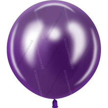 Огромный воздушный шар Фиолетовый хром, 90см