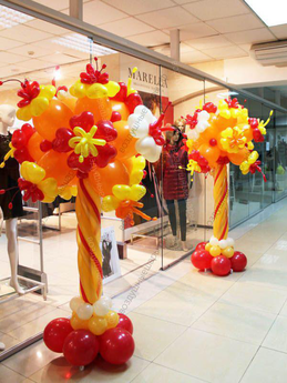 Фигура из шаров дерево "Осеннее"