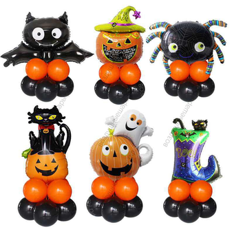 Страшилки для фотозоны на Хэллоуин из воздушных шаров (на выбор)