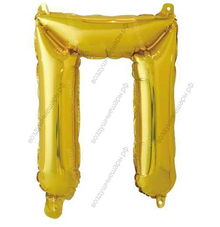 Шар- русская буква  "П" русского алфавита, надутая воздухом, 41 см