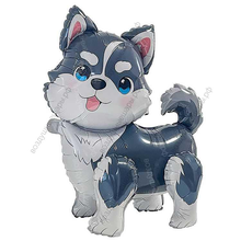 Шар воздушный ходячий щенок Хаски