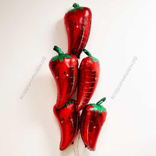 Букет из 5 гелиевых шаров- "Крутой перец"