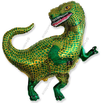 Шар с гелием  Фигура, Тираннозавр, 84 см.