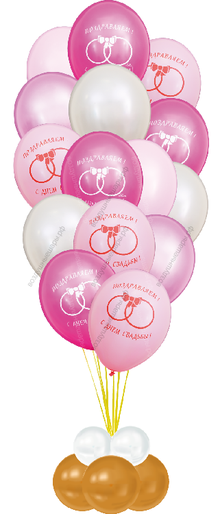 Фонтан свадебных шаров (15)